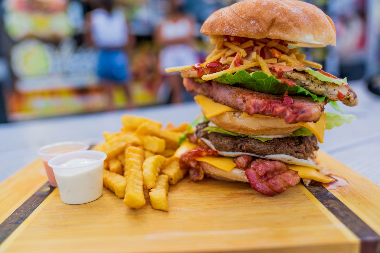 BURGER DE CARNE O POLLO